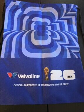 New never been used Valvoline world cup 2026 promotional draw string bag